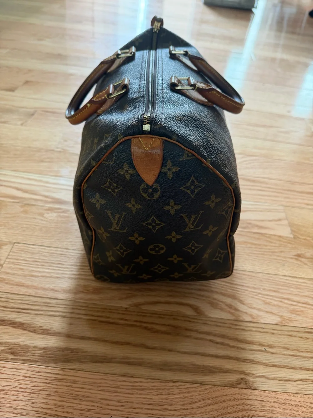 Vintage Louis Vuitton Brown Monogram Speedy 35